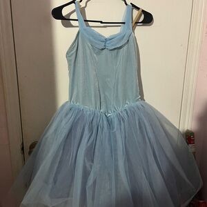 Weissman Blue Ballet Costume with Ethereal Tulle